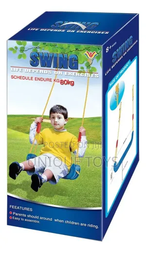 Photo - Children’S Outdoor Swing – 80kg Capacity