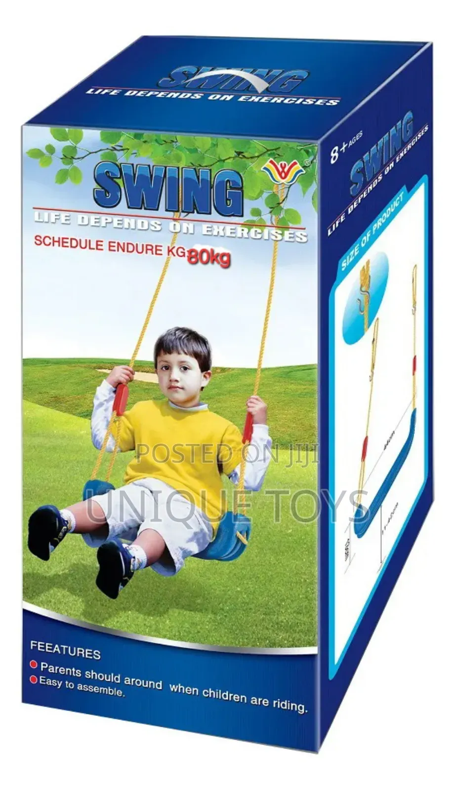 Children’S Outdoor Swing – 80kg Capacity
