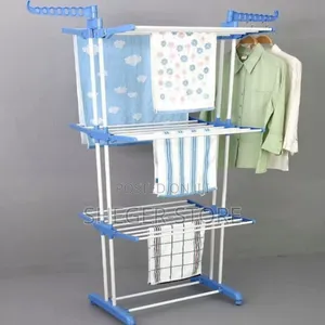 Three Layers of Clothes Hanger የልብስ ማስጫ (ማድረቂያ) እስከ 50kg መሸከም ሚችል