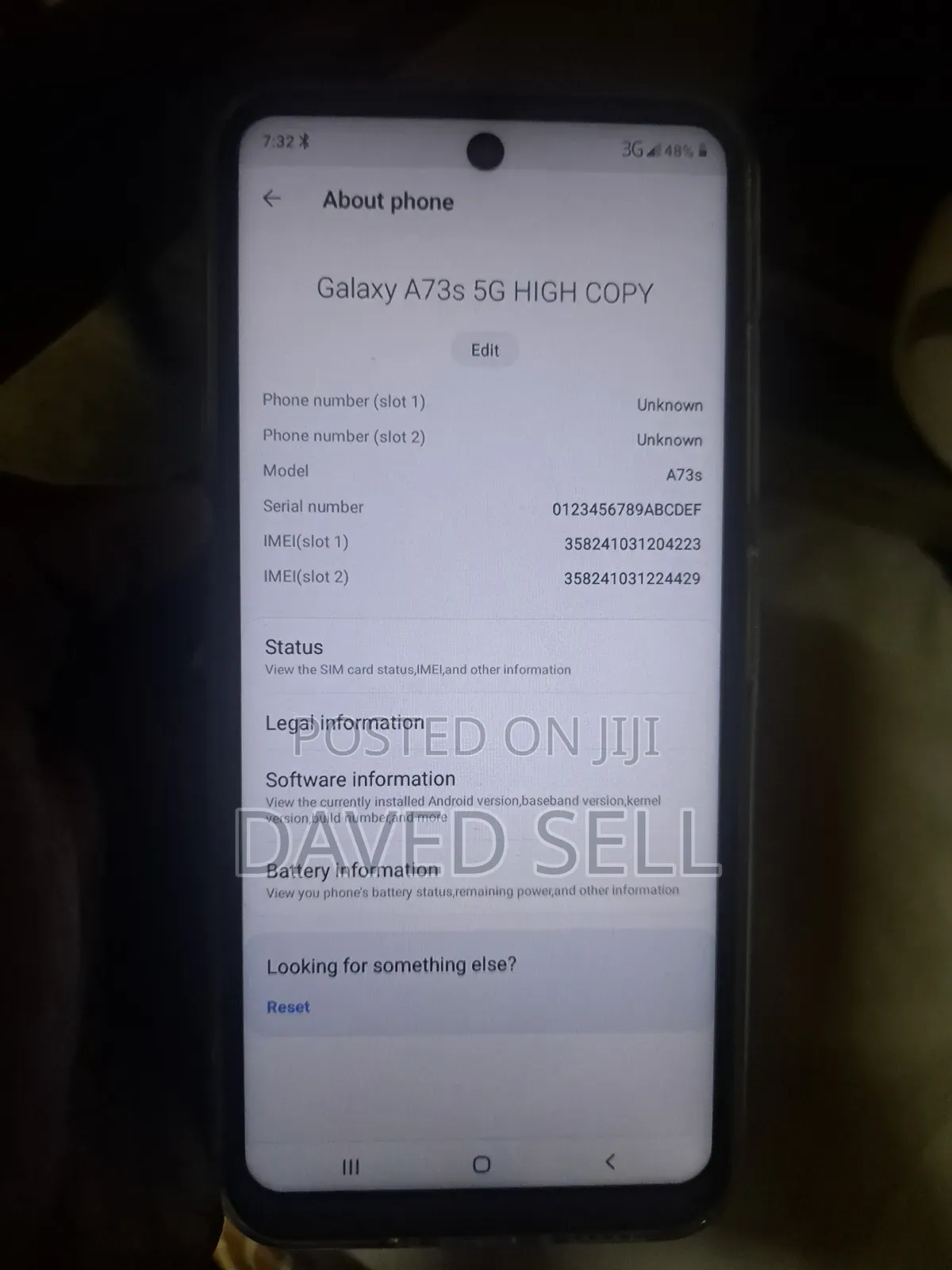 New Samsung Galaxy A73 5G 128 GB White