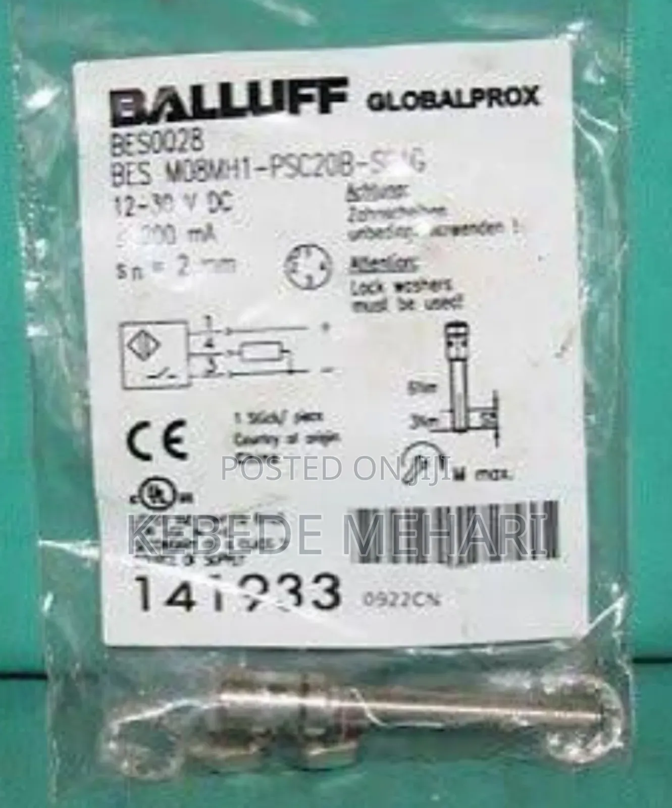 Balluf Bes Inductive Proximity Sensor