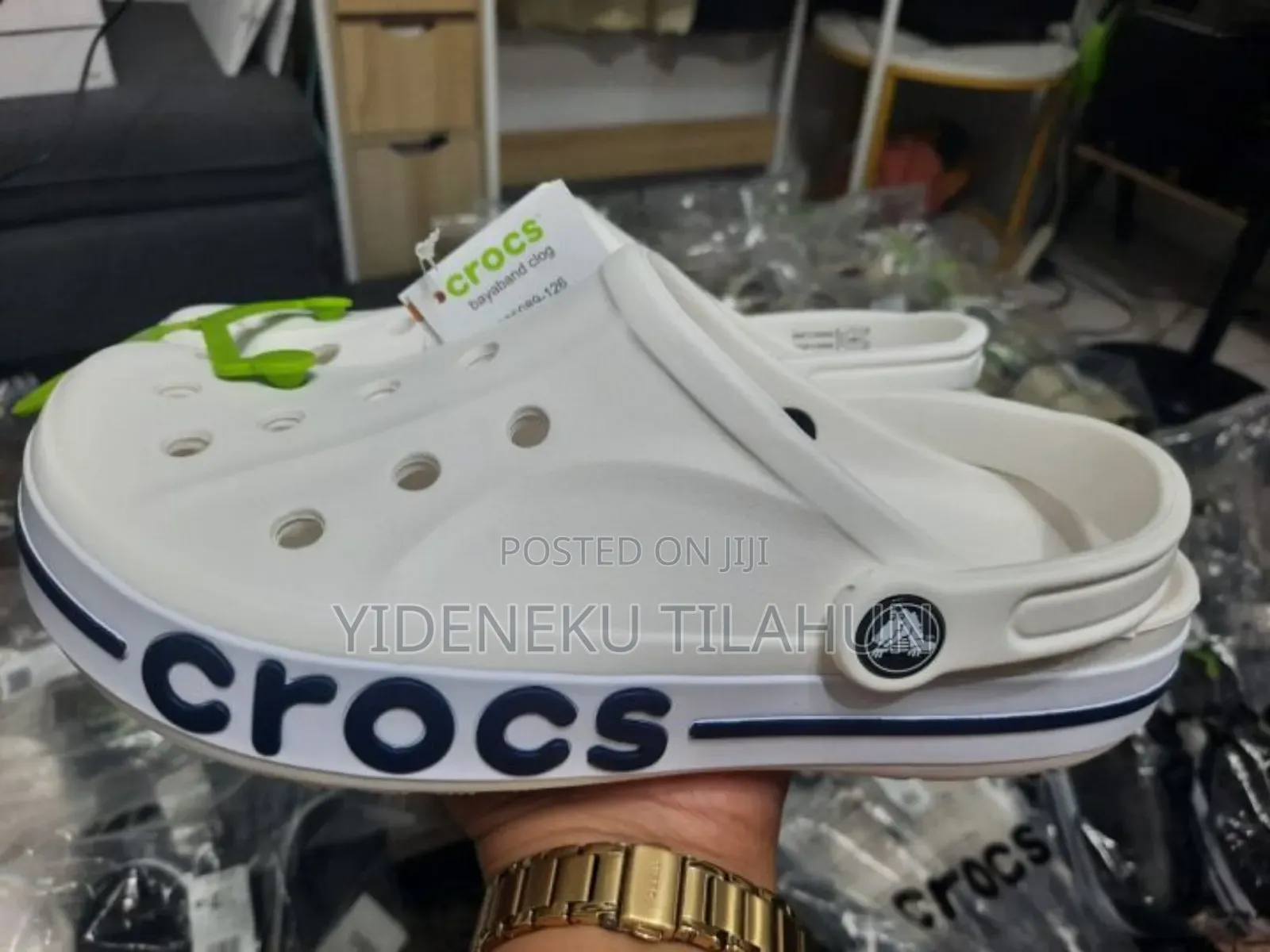 High Quality Crocs Bayaband Clog White