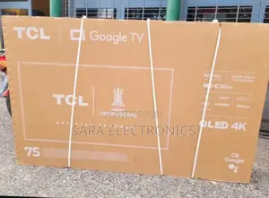 TCL 75" Google Smart Tv Framless New 2025 Free Delivery