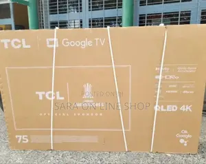 TCL 75" Google Smart Tv Framless New 2025 Free Delivery