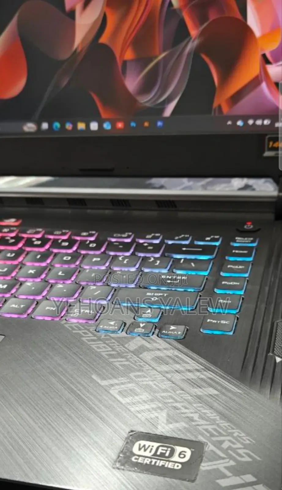 New Laptop Asus ROG Strix G15 16GB Intel Core I7 SSD 512GB