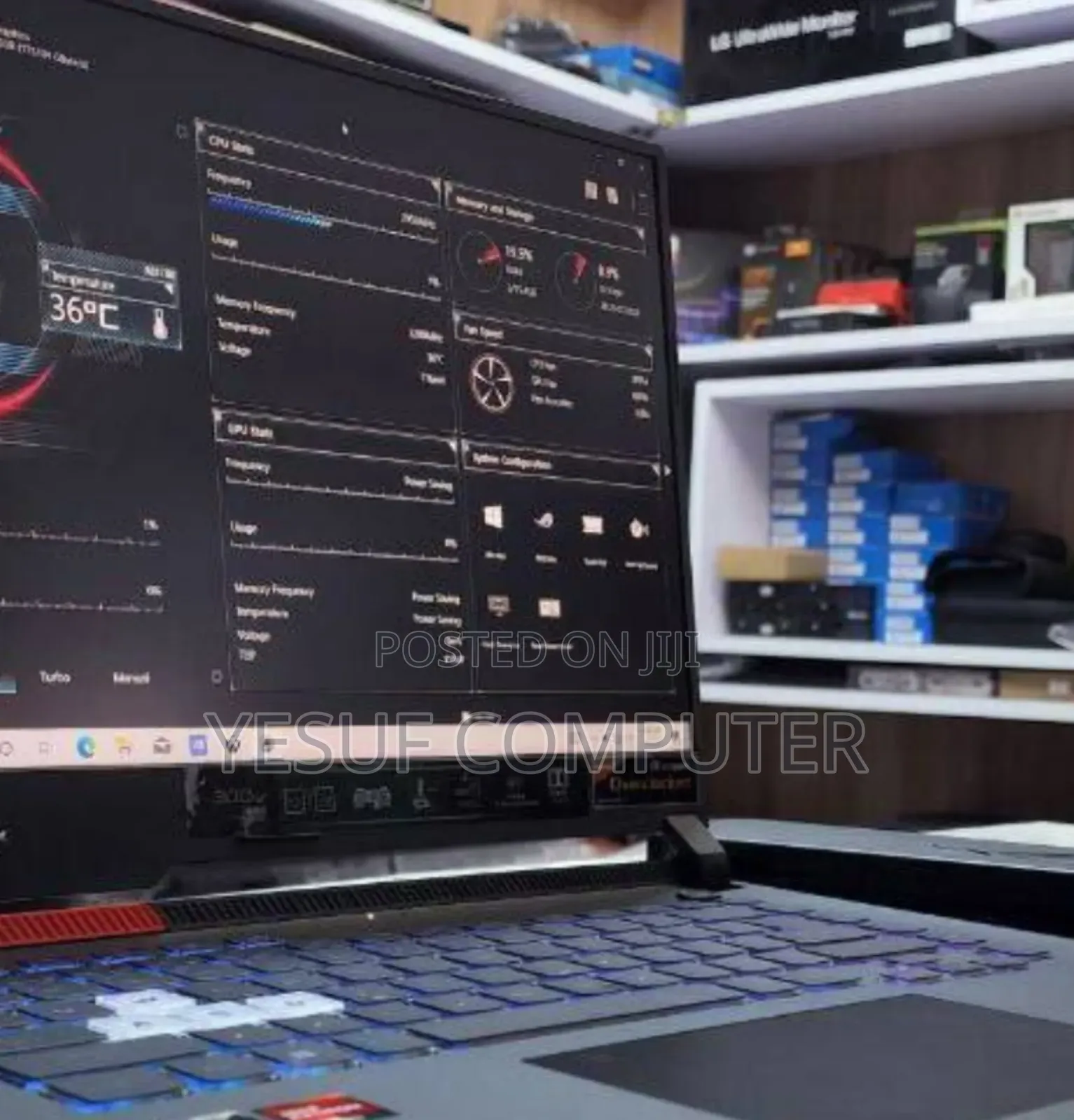 New Laptop Asus ROG Strix G15 G512 16GB AMD Ryzen 9 SSD 512GB