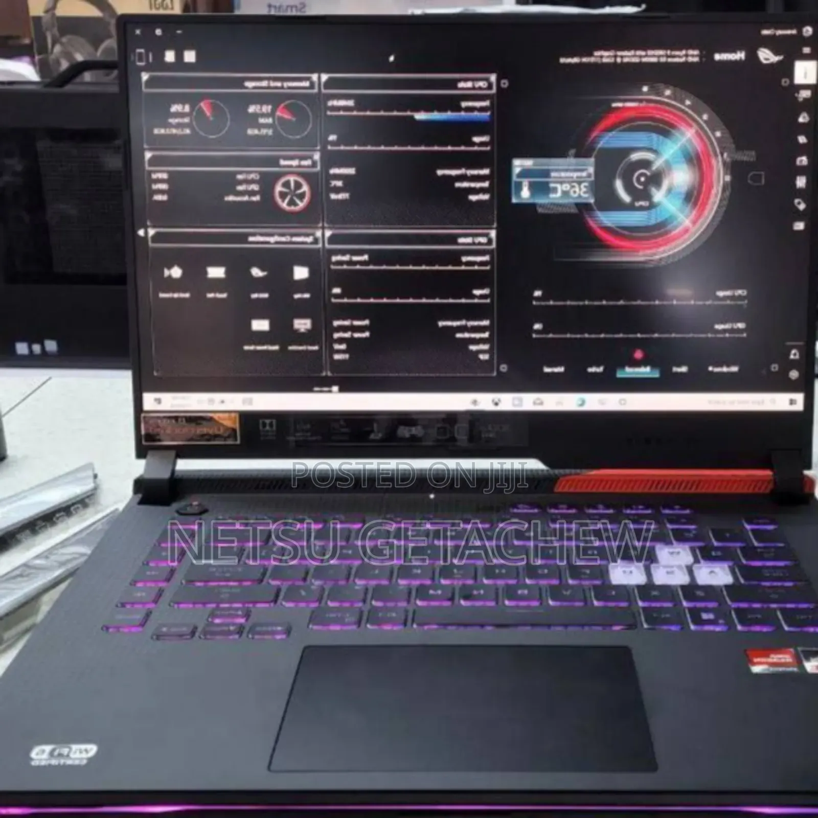 New Laptop Asus ROG Strix G15 G512 16GB AMD Ryzen 9 SSD 512GB