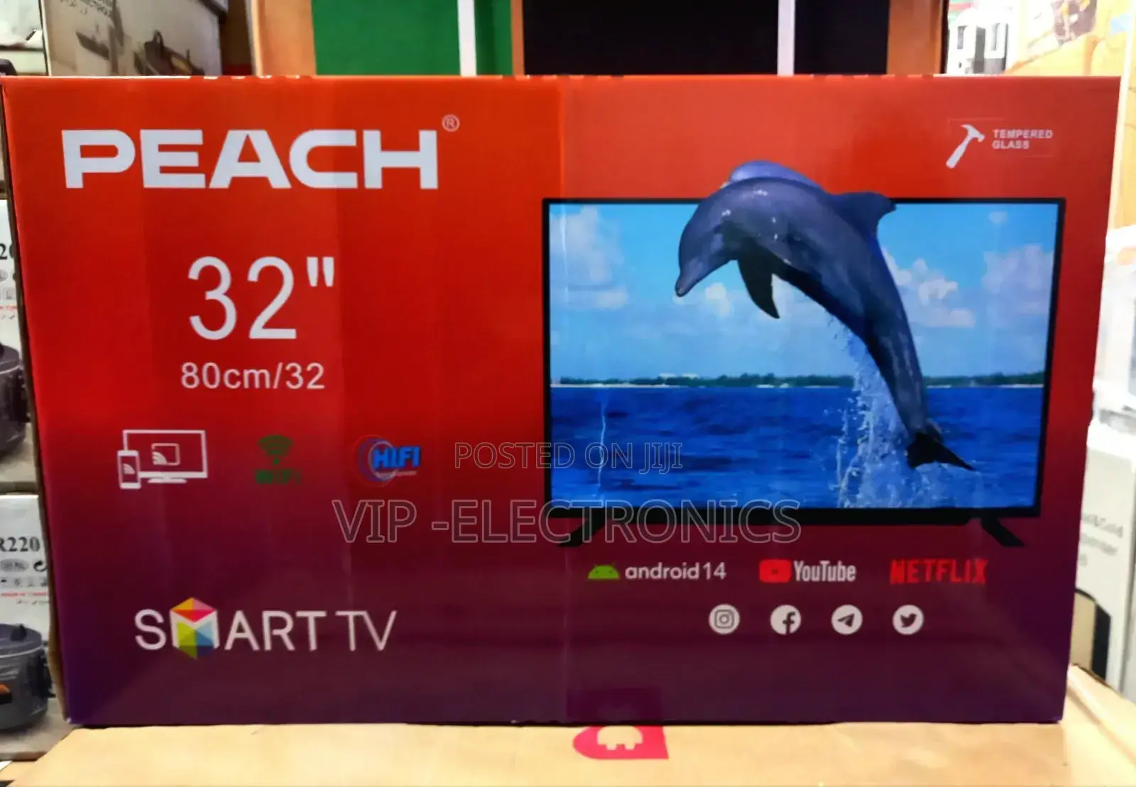 Peach 32 Inch Tv Smart Android 14.0 New 2025 Model Tv