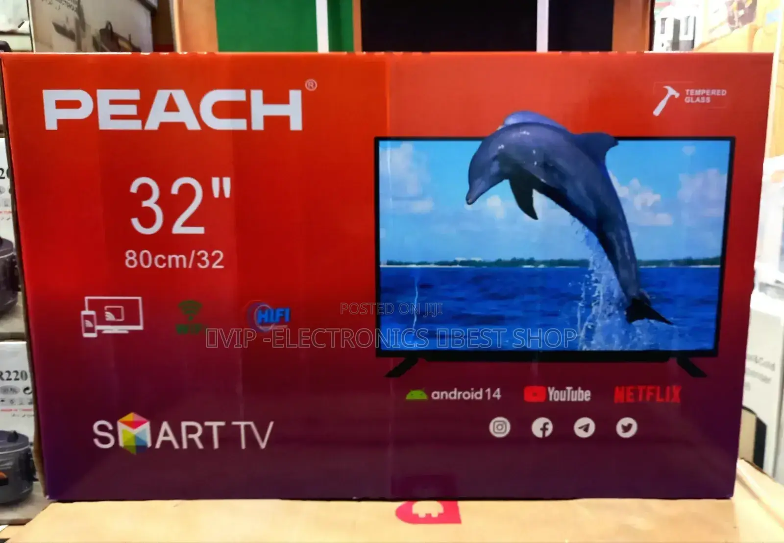 Peach 32 Inch Tv Smart Android 14.0 New 2025 Model Tv