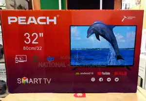 Photo - Peach 32 Inch Tv Smart Android 14.0 New 2025 Model Tv