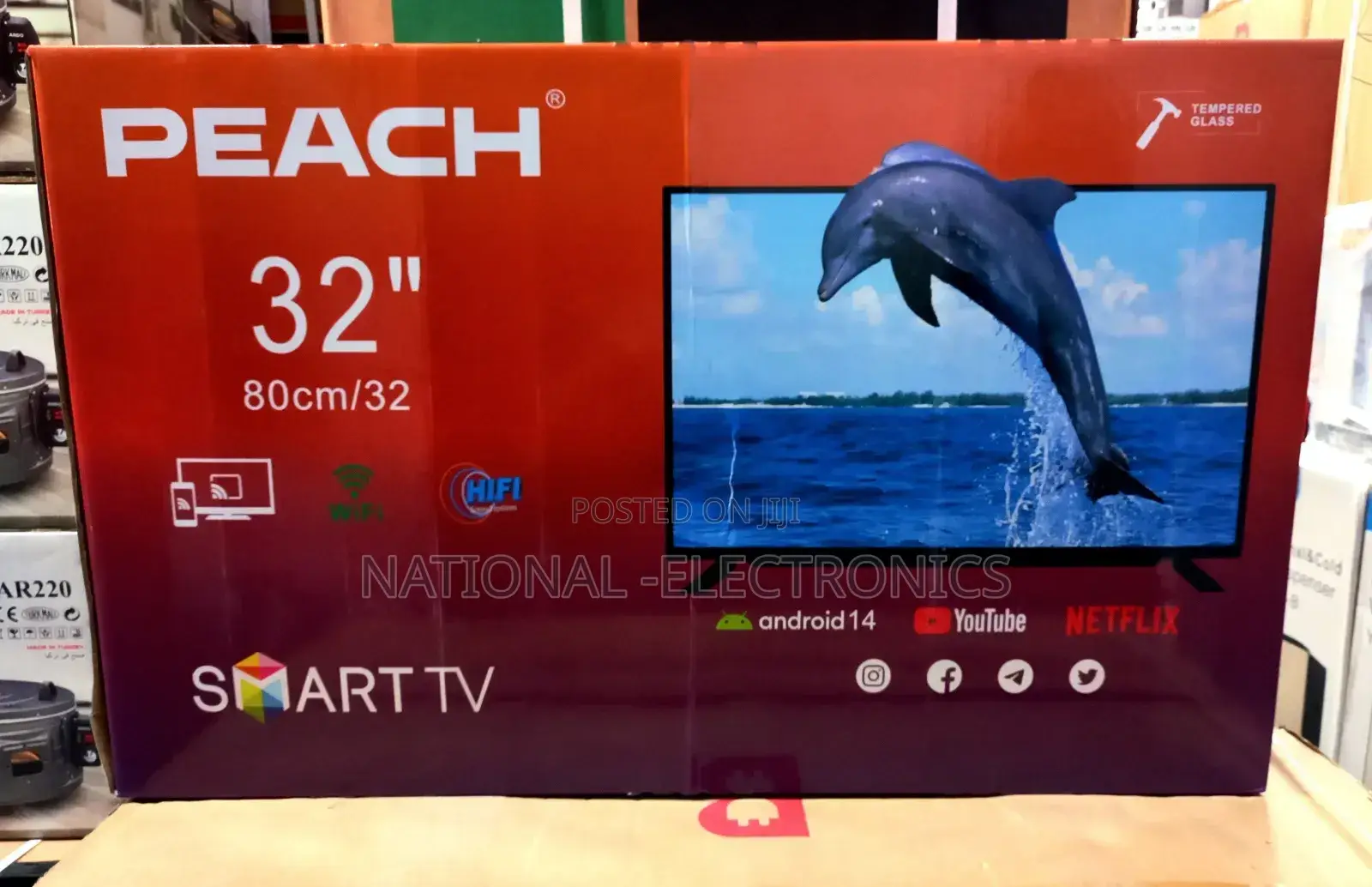 Peach 32 Inch Tv Smart Android 14.0 New 2025 Model Tv