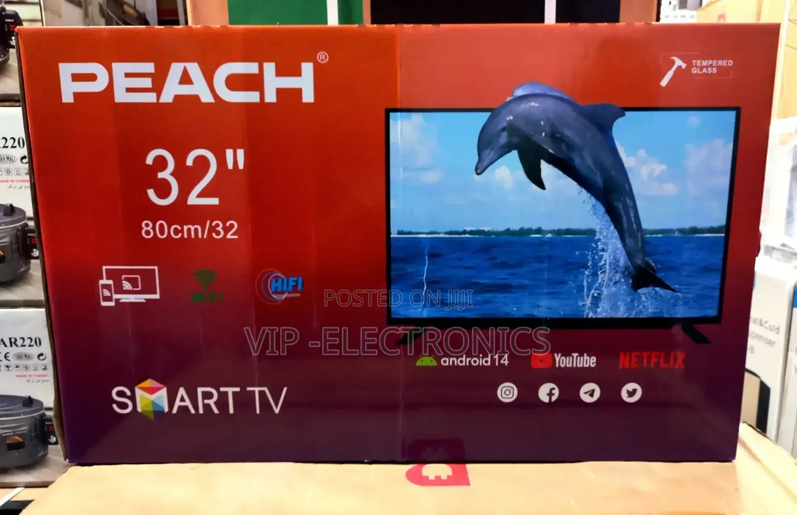 Peach 32 Inch Tv Smart Android 14.0 New 2025 Model Tv