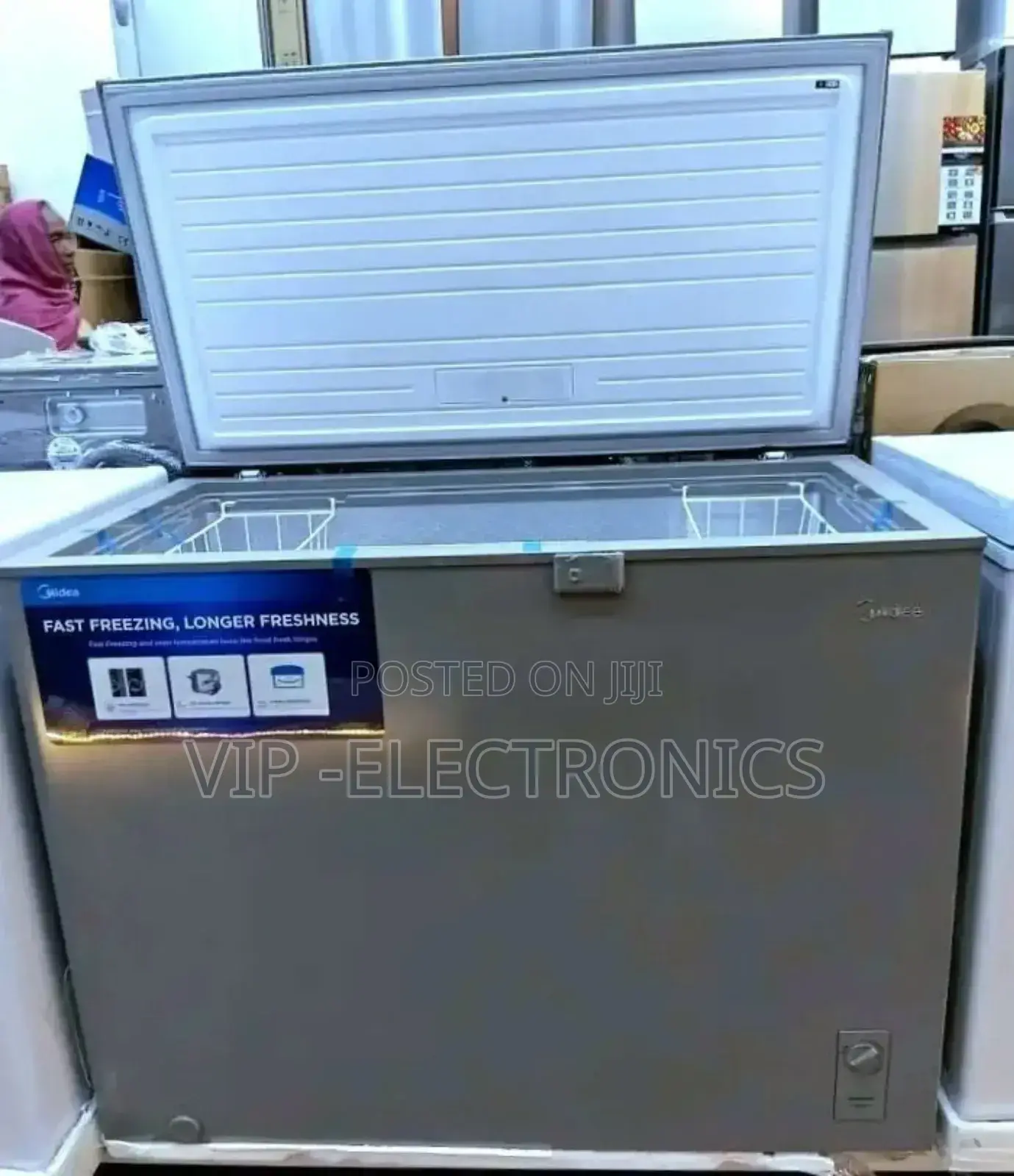 Midea Chest Freezer 345 Model Deep 249liter