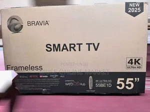 Photo - Braviya 55 Inch Smart Android Frameless Tv