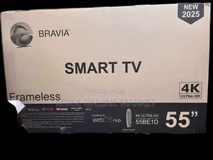 Braviya 55 Inch Smart Android Frameless Tv