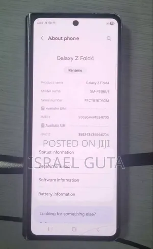Samsung Galaxy Z Fold4 256 GB Black
