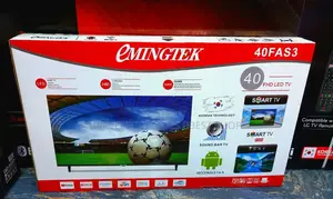 Emingtek Tv 40 Inch Tv Smart Android 14.0 Mew 2025 Frameless Tv