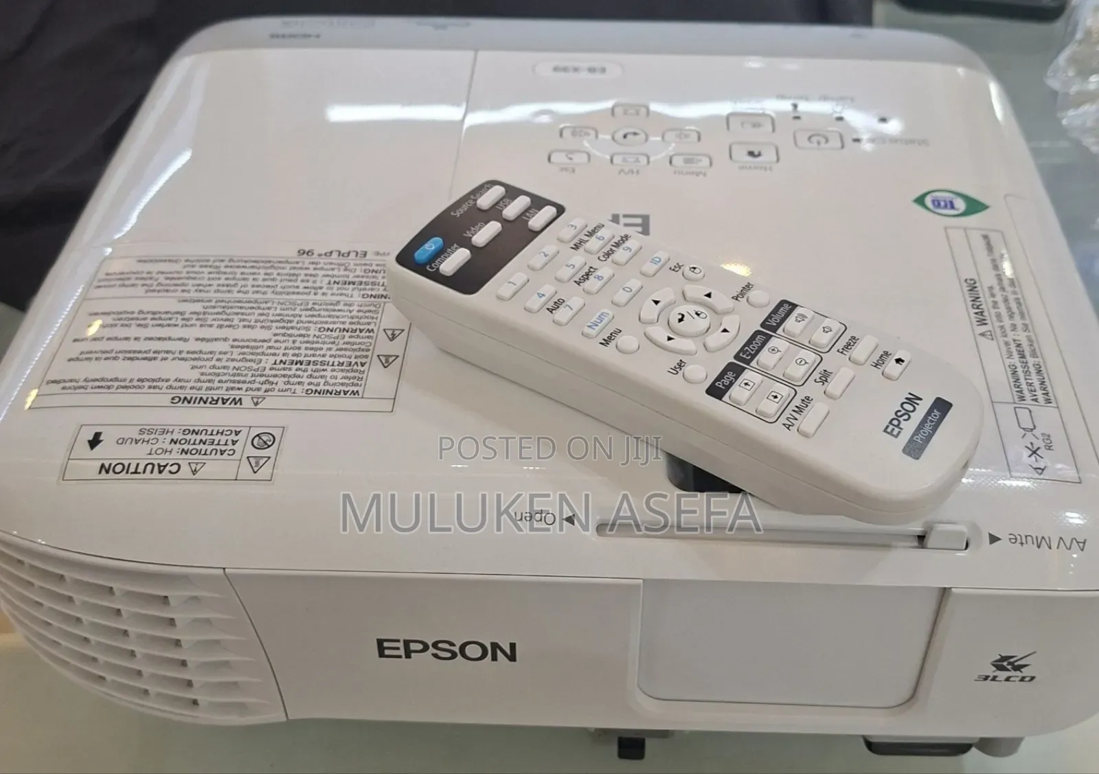 Brand New Epson Projector 
Has Remote and Bag 
Model Name: Eb-X39