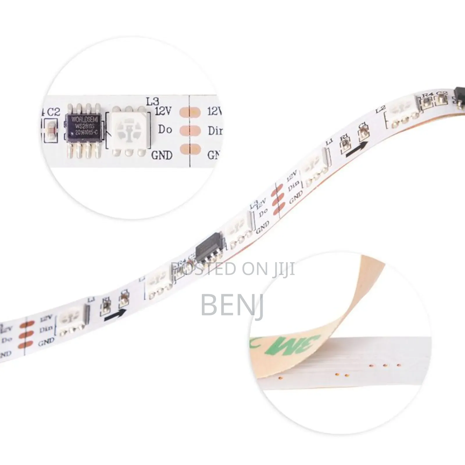 5m Ws2811 Led Strip Dc 12 v Ultra Bright RGB Addressable 20 | 60 Leds