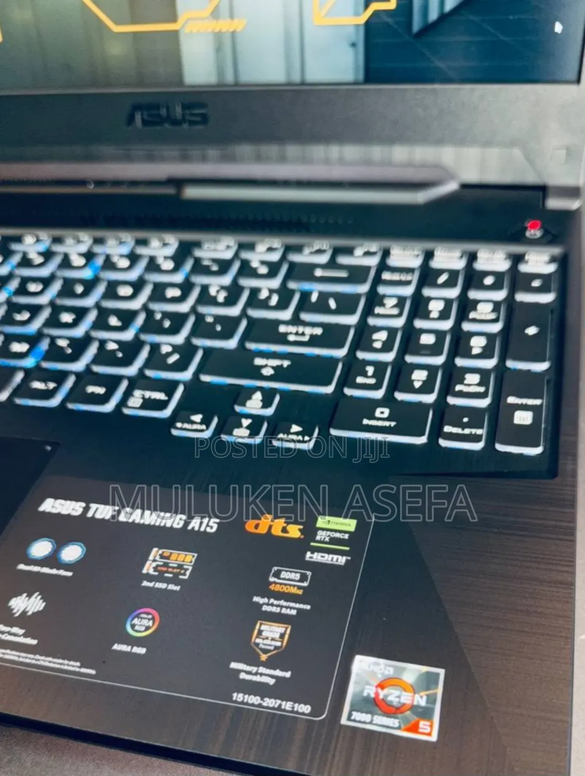 New Laptop Asus TUF Gaming A15 16GB AMD Ryzen 5 SSD 512GB