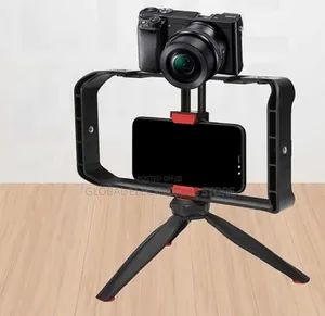 Vlogging Filmmaking Cage Handheld Stabilizer Grip Tripod Kit Handle