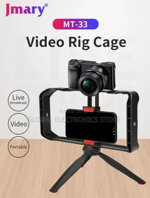 Vlogging Filmmaking Cage Handheld Stabilizer Grip Tripod Kit Handle