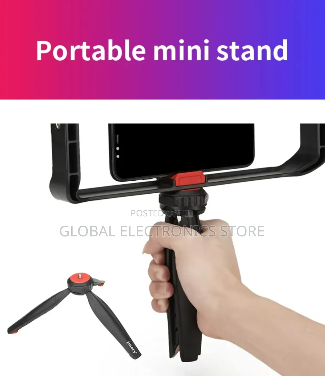 Vlogging Filmmaking Cage Handheld Stabilizer Grip Tripod Kit Handle
