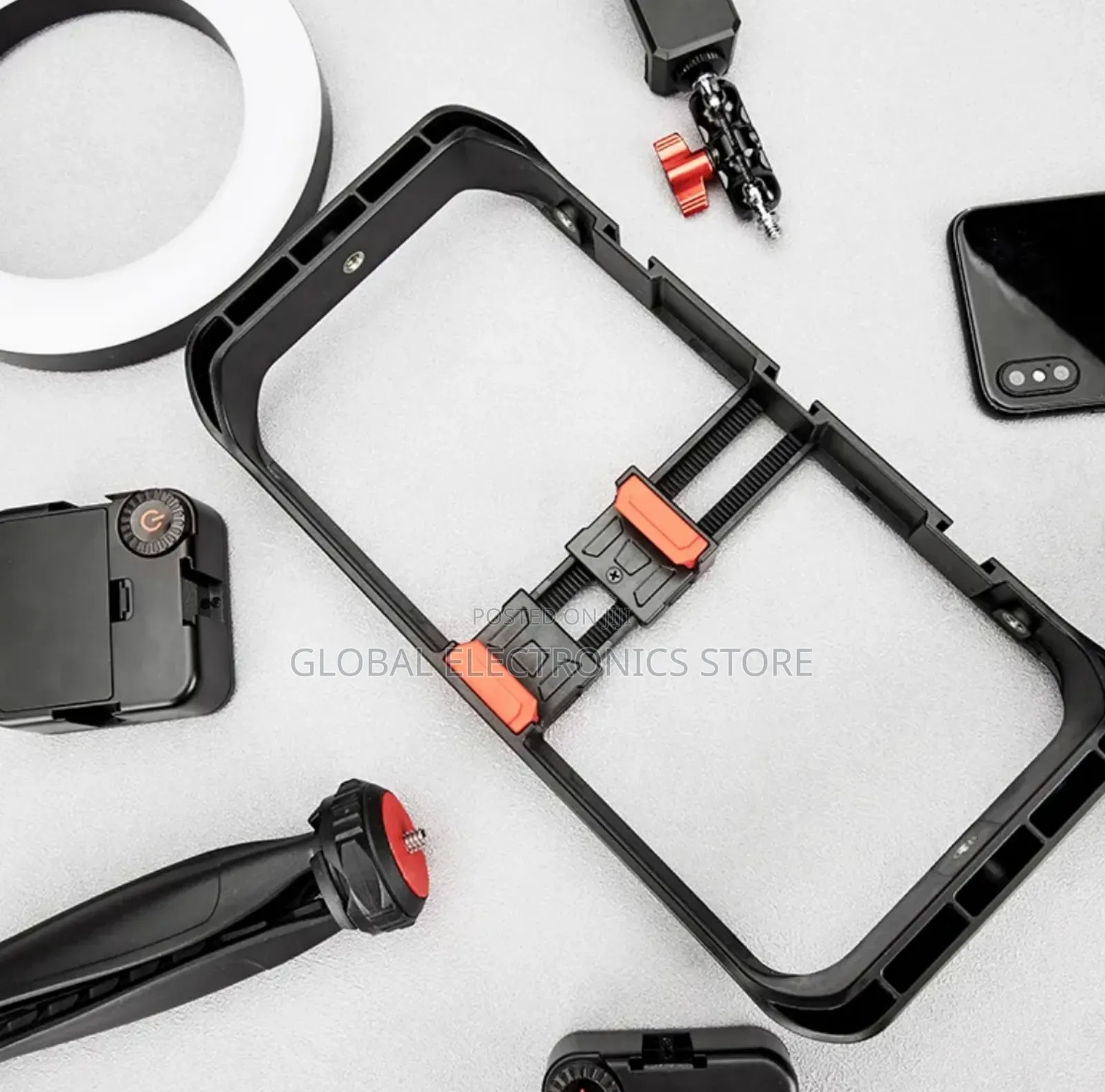 Vlogging Filmmaking Cage Handheld Stabilizer Grip Tripod Kit Handle