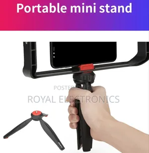 Vlogging Handheld Stabilizer Grip Tripod Kit (ለስልክም ለካሜራም ይሆናል )