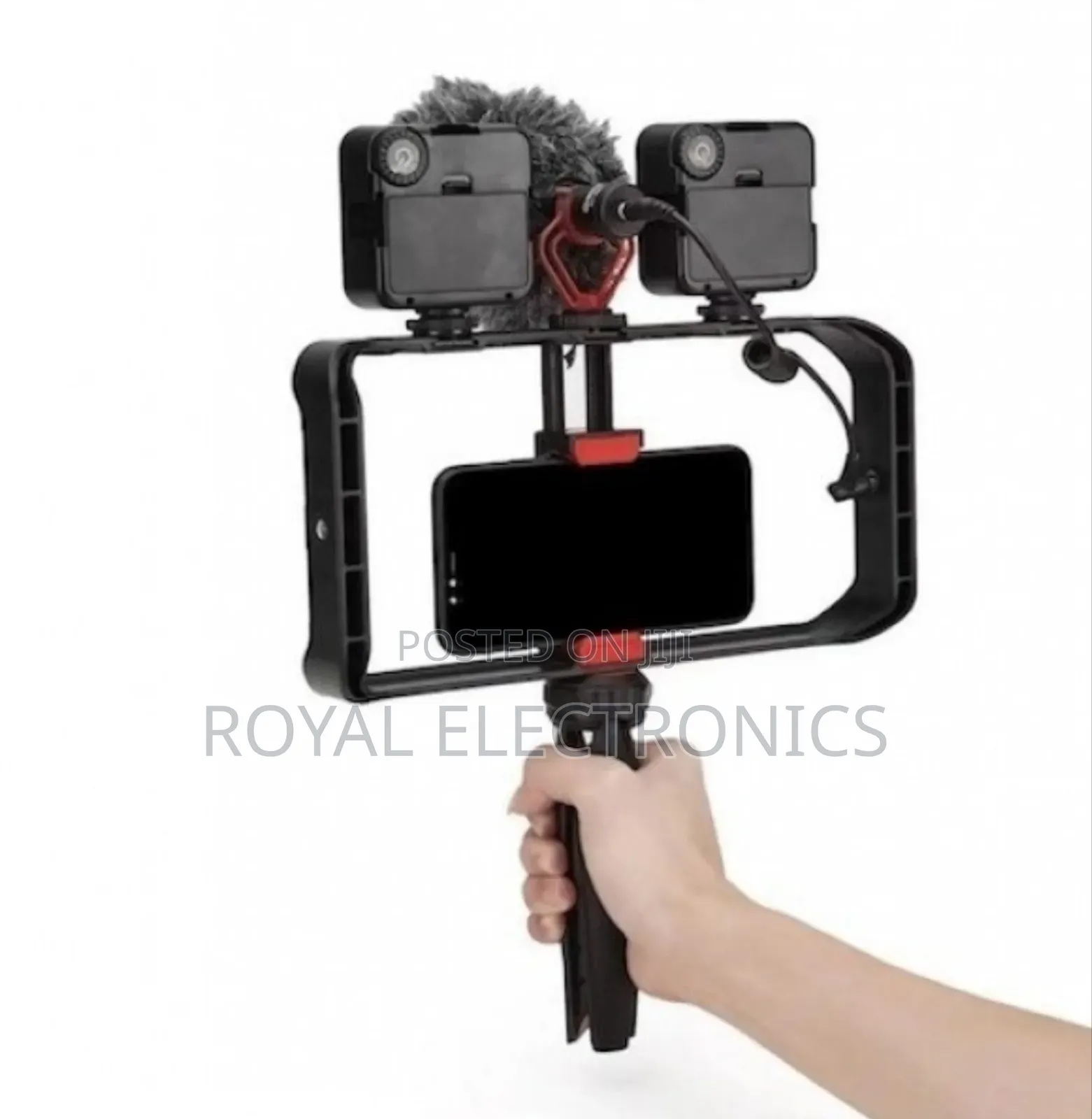 Vlogging Handheld Stabilizer Grip Tripod Kit (ለስልክም ለካሜራም ይሆናል )