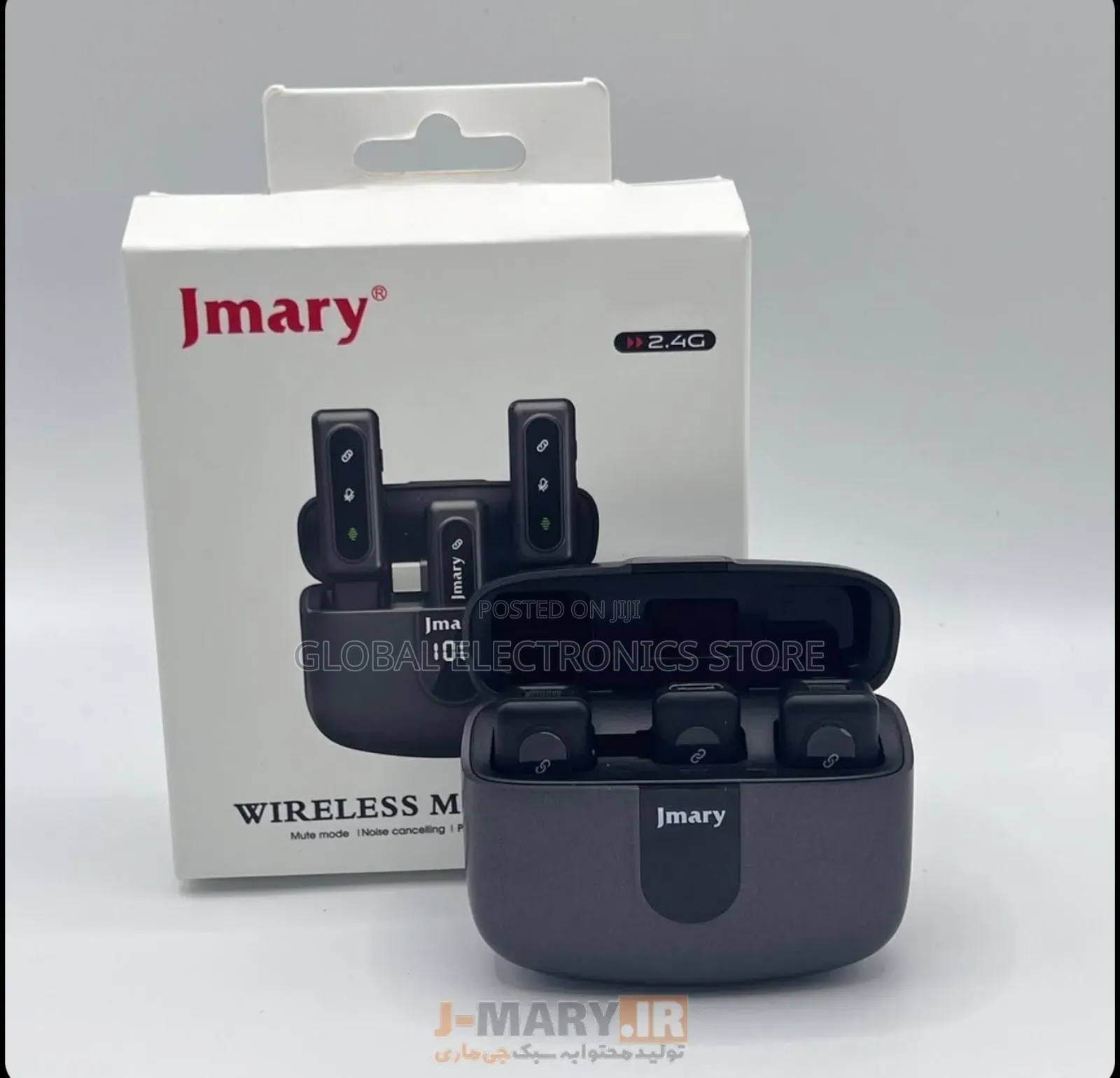 Original Jmary 2.4g Wireless Mic ( ልክ እንደ Rode Mic ከፍተኛ የድምስ ጥራት ያለው )