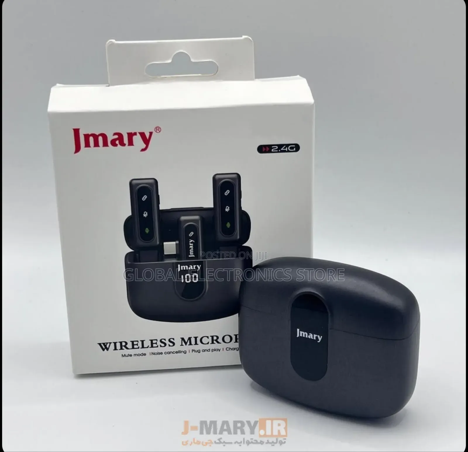 Original Jmary 2.4g Wireless Mic ( ልክ እንደ Rode Mic ከፍተኛ የድምስ ጥራት ያለው )