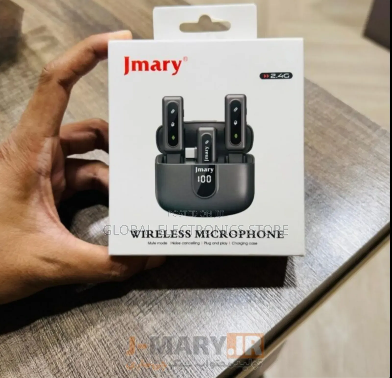 Original Jmary 2.4g Wireless Mic ( ልክ እንደ Rode Mic ከፍተኛ የድምስ ጥራት ያለው )