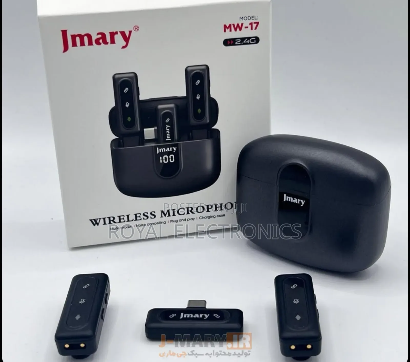 Ultra Low Latency (<20ms) Jmary 2.4g Wireless Microphone for Mobile