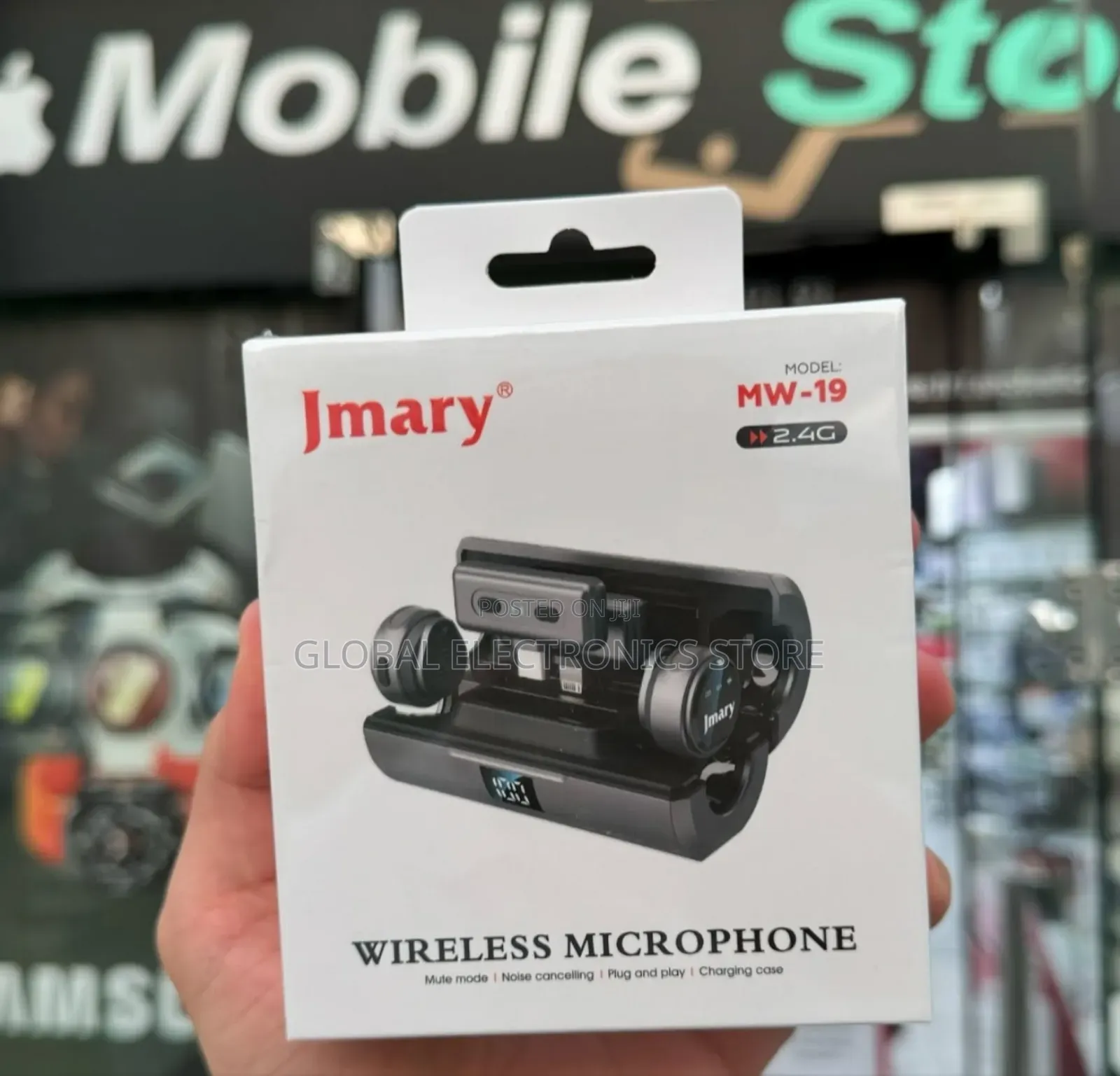 Jmary Dual Wireless Mic (ልክ እንደ Hollyland Mic ከፍተኛ የድምፅ ጥራት ያለው)