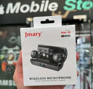 Jmary Dual Wireless Mic (ልክ እንደ Hollyland Mic ከፍተኛ የድምፅ ጥራት ያለው)