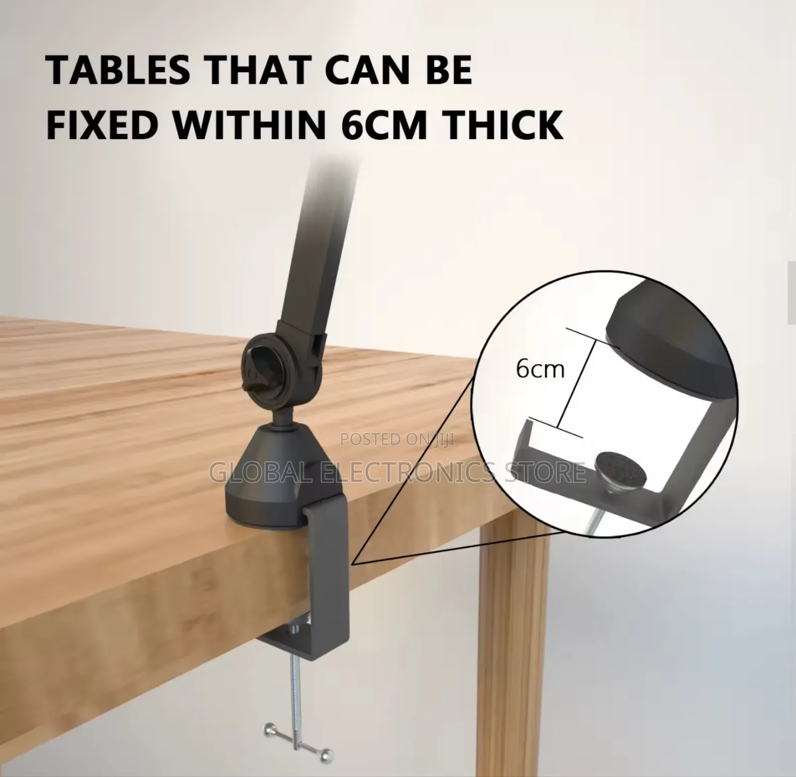 Professional Microphone Stand Adjustable Boom Arm(ለሁሉም አይነት Mic የሚሆን)