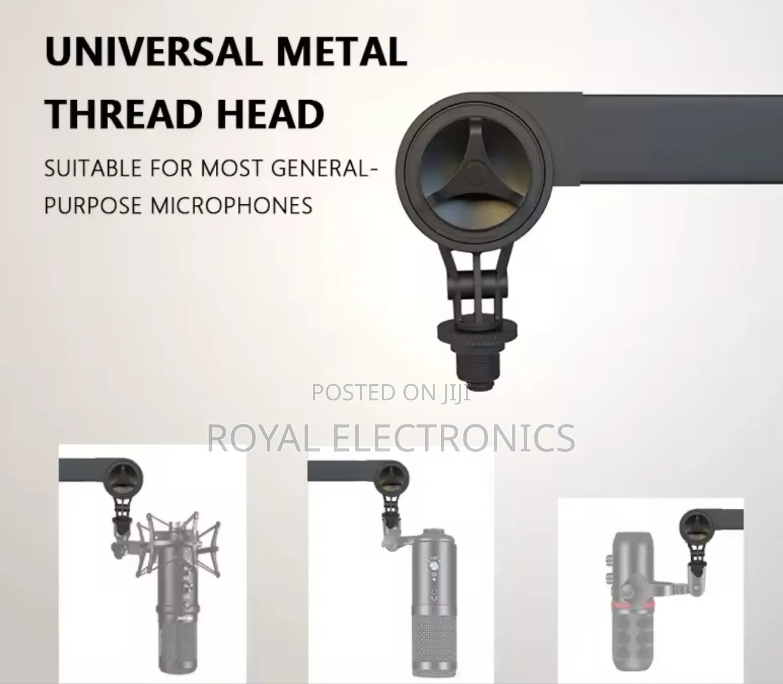 Professional Adjustable Microphone Stand (እስከ 5kg መሸከም የሚቺል )