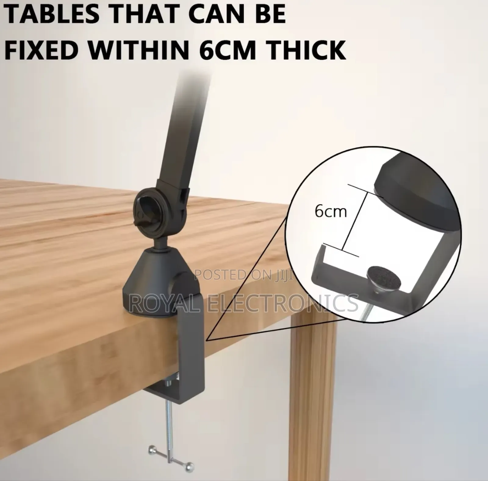 Professional Adjustable Microphone Stand (እስከ 5kg መሸከም የሚቺል )