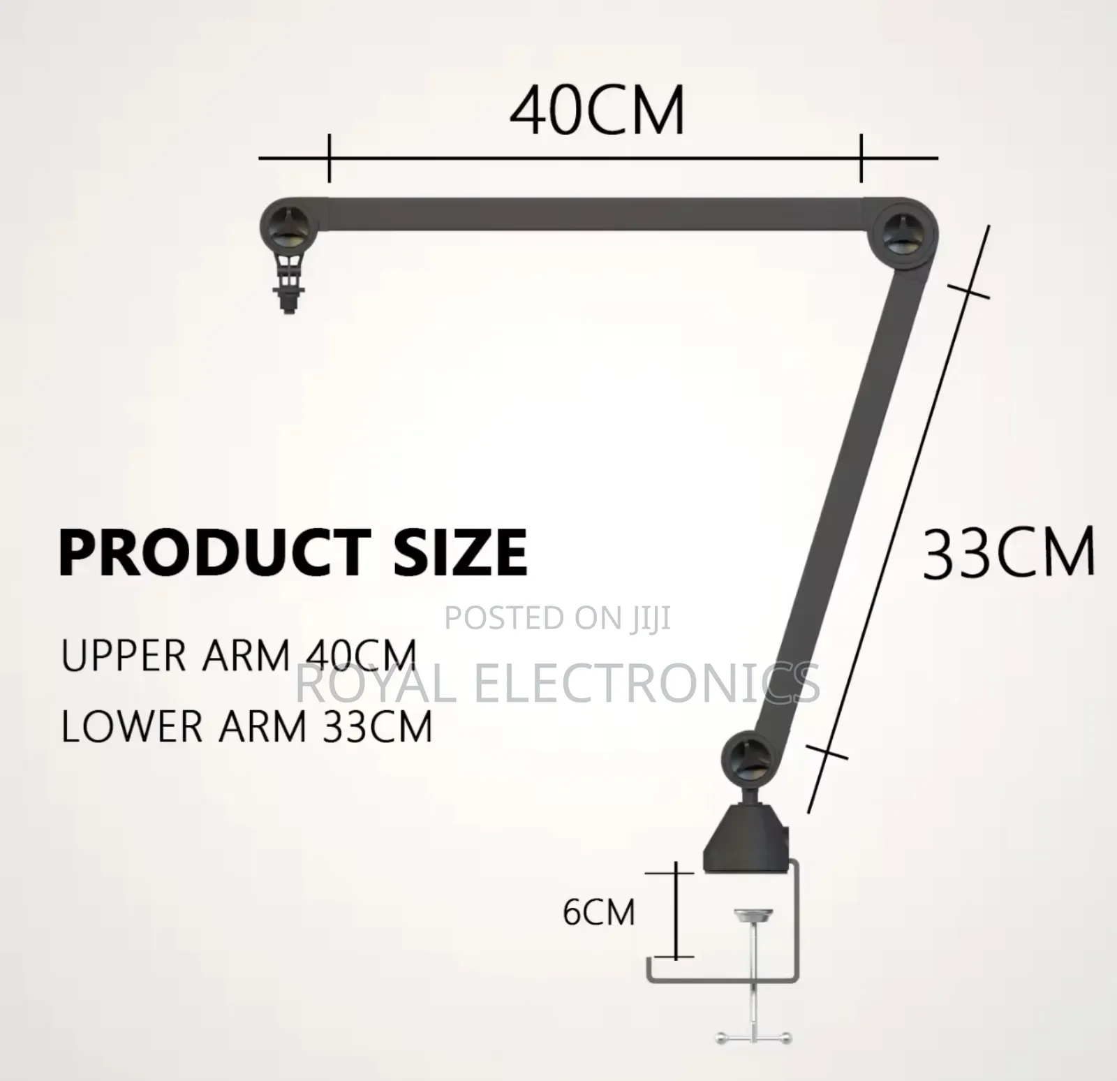 Professional Adjustable Microphone Stand (እስከ 5kg መሸከም የሚቺል )
