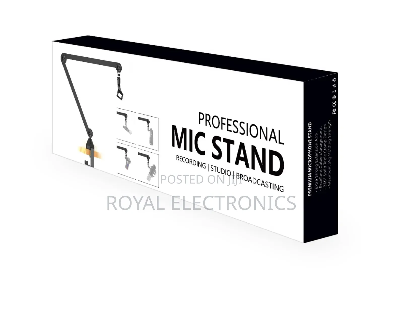 Professional Adjustable Microphone Stand (እስከ 5kg መሸከም የሚቺል )