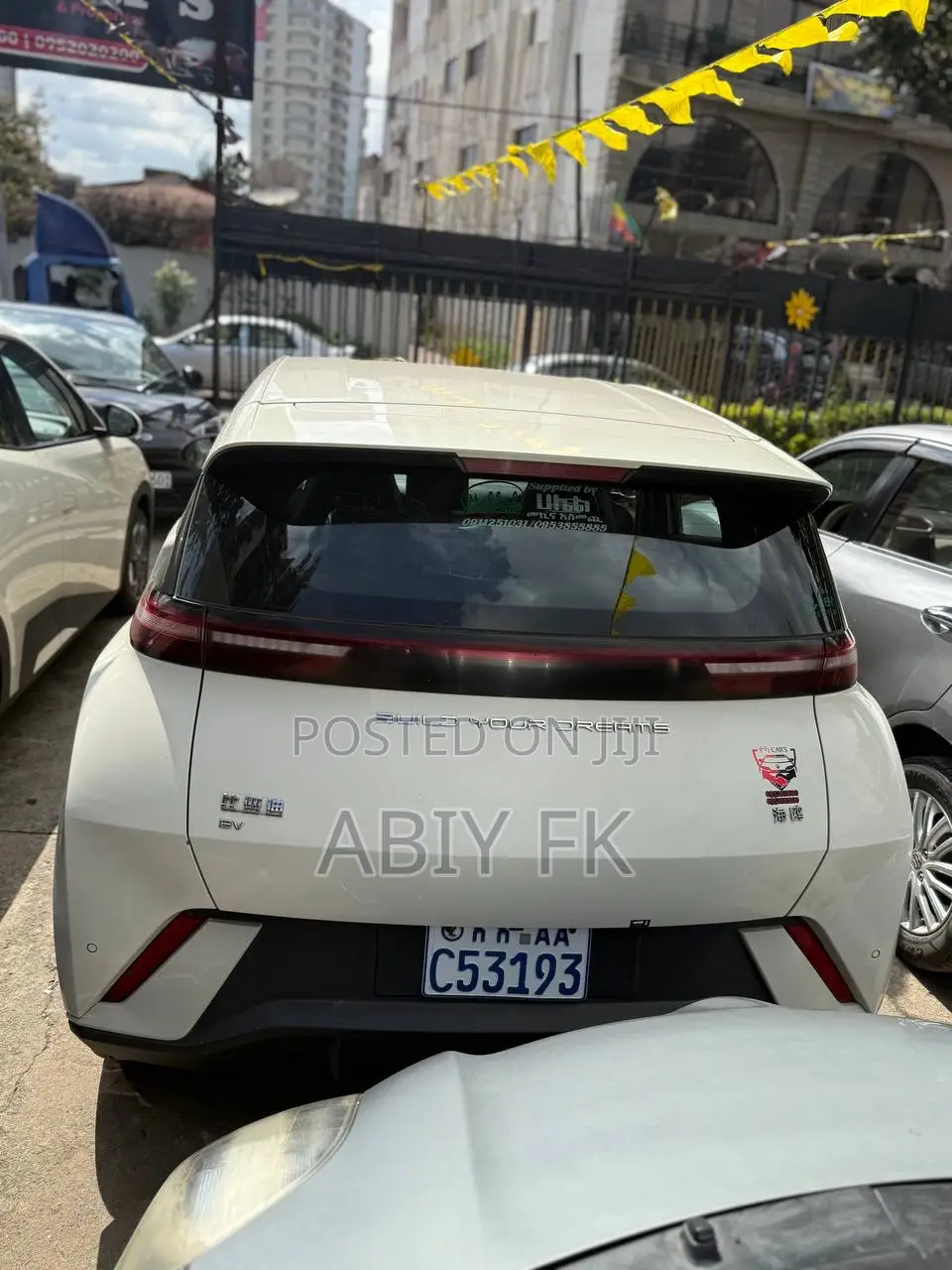 New BYD Seagull 2024 White