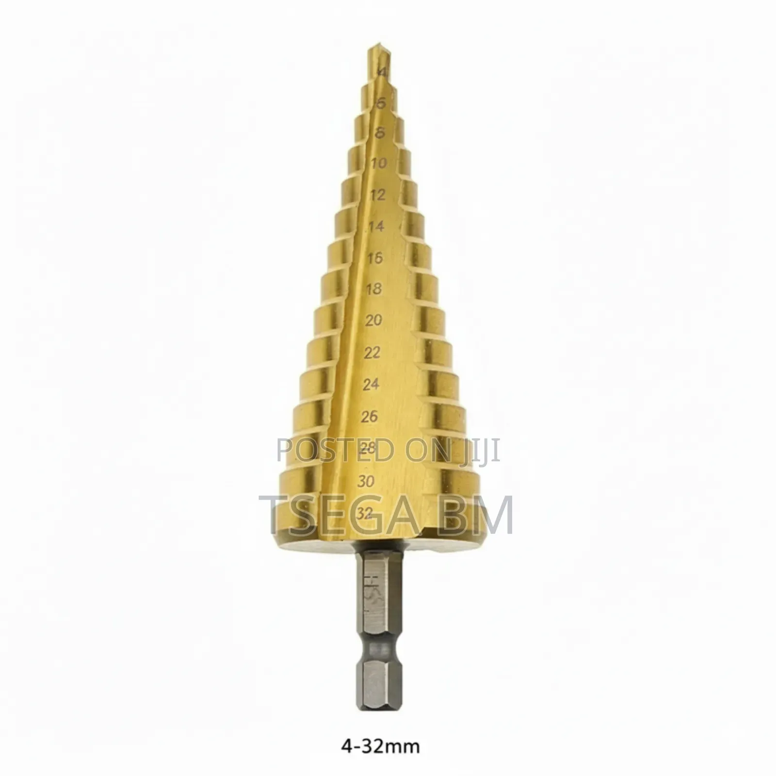 Ironshark 4mm-32mm Step Drill Bit