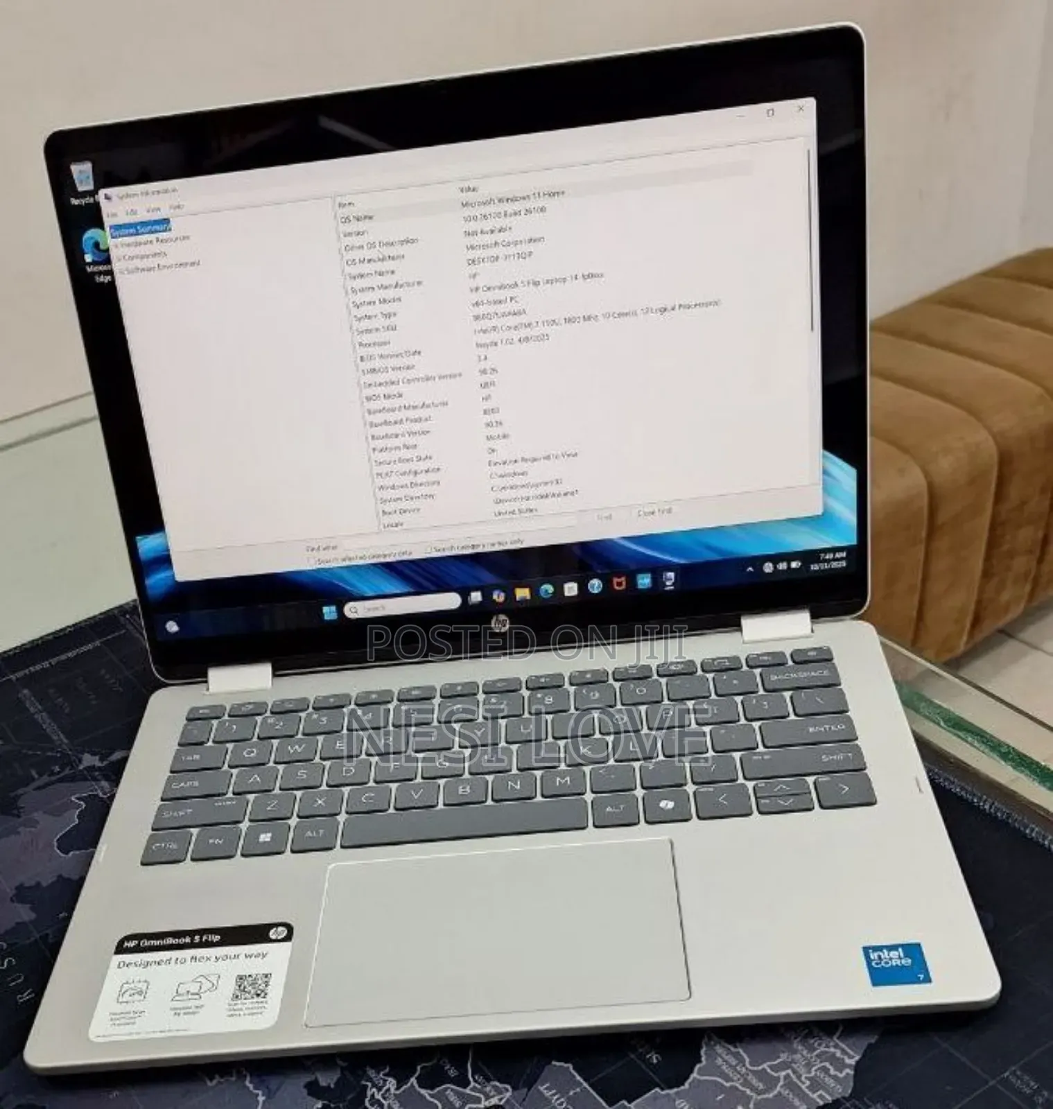 New Laptop HP OmniBook 5 Flip 16GB Intel Core I7 SSD 512GB