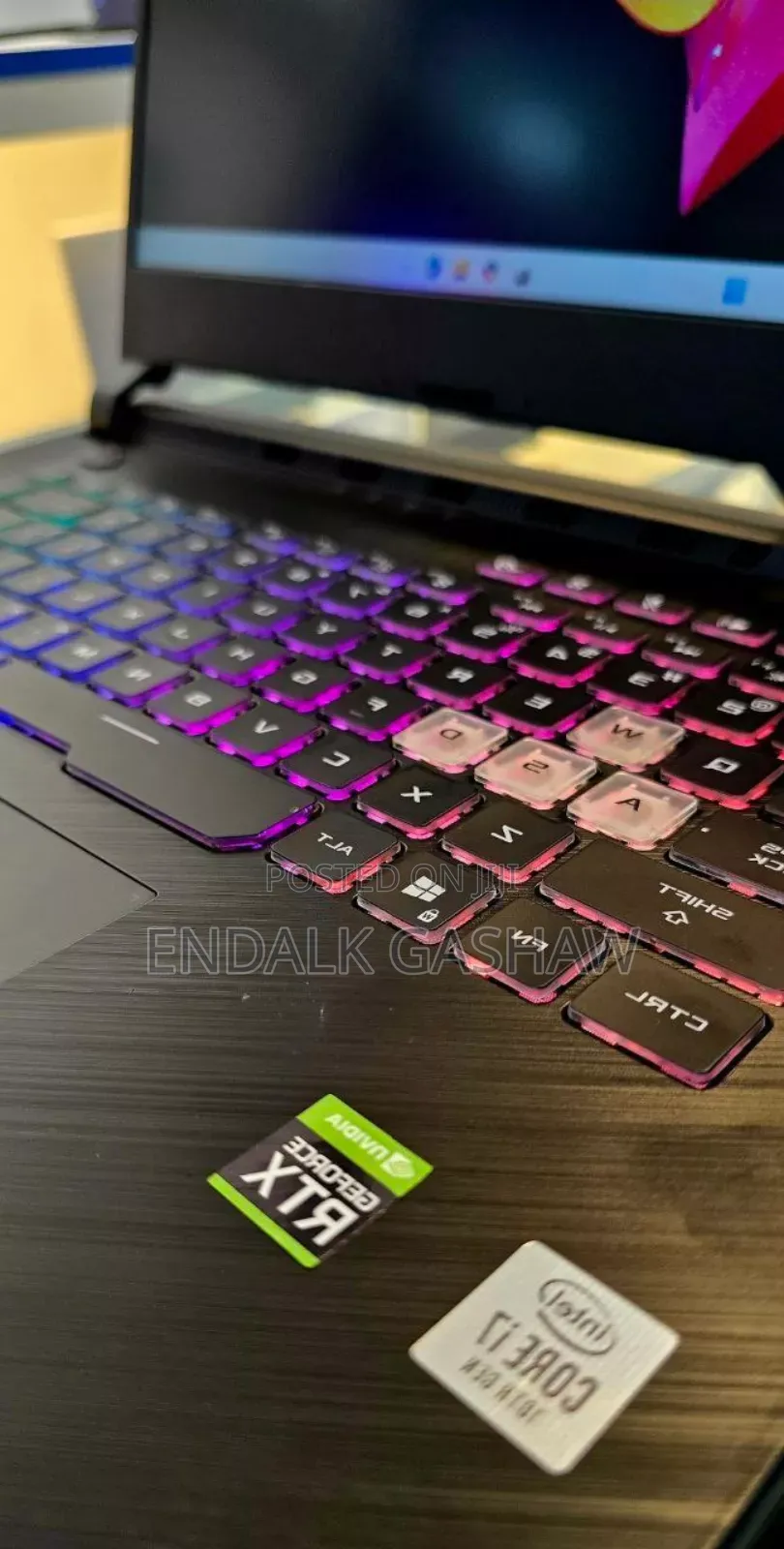 New Laptop Asus ROG Strix G15 16GB Intel Core I7 SSD 512GB