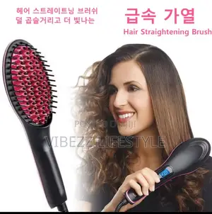 Photo - Gemei Professional Hair Straightner Brush