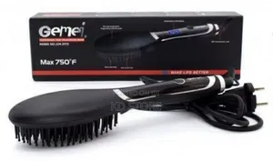Photo - Pro Gemei Professional Hair Straightner Brush