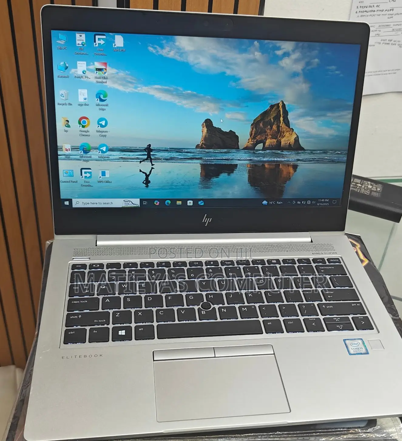 New Laptop HP EliteBook 840 16GB Intel Core I5 SSD 512GB