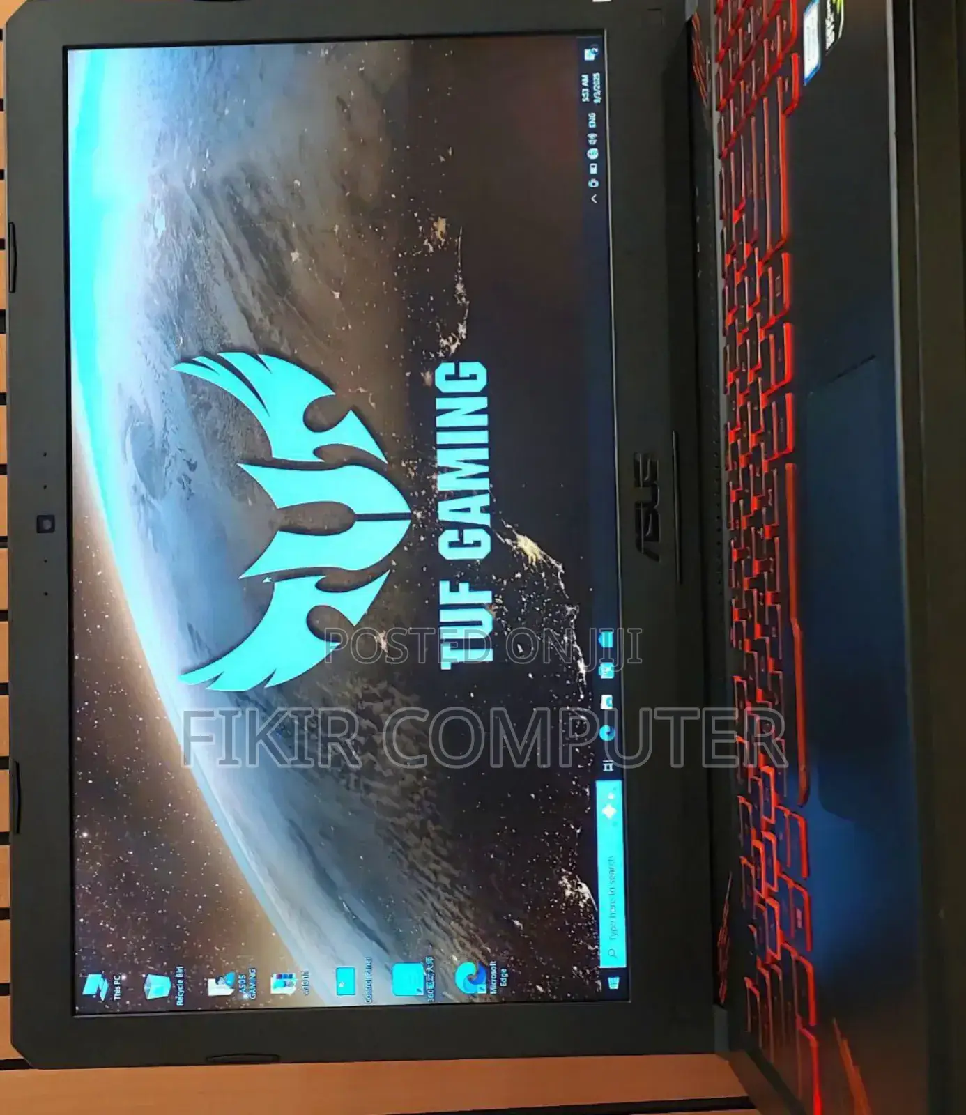 New Laptop Asus TUF Gaming A15 16GB Intel Core I7 HDD+SSD 1T