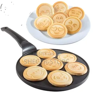 Photo - Smileyface Non Stick Pancake Pan
100% የማይዝ
በአንድ ግዜ7 Emoji ኬኮችን ይጋግራል